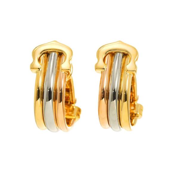 CARTIER Yellow Gold Trinity Earrings - Picture 1 of 6